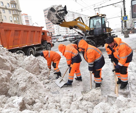Уборка снега в Южноуральске и  Челябинской области