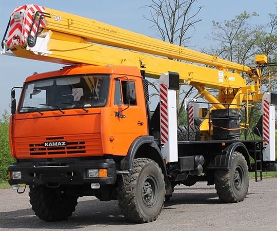 Аренда автовышки в Южноуральске и  Челябинской области