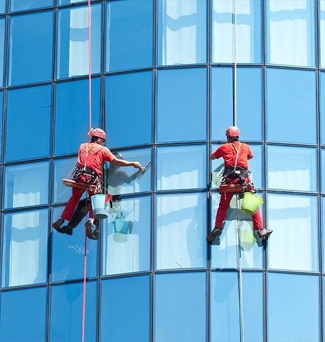 Мытье фасадов промальпинистами в Южноуральске